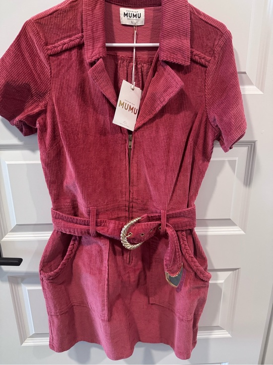 Show Me Your MuMu Dresses & Skirts - Show Me Your Mumu outlaw orange red Corduroy Dress